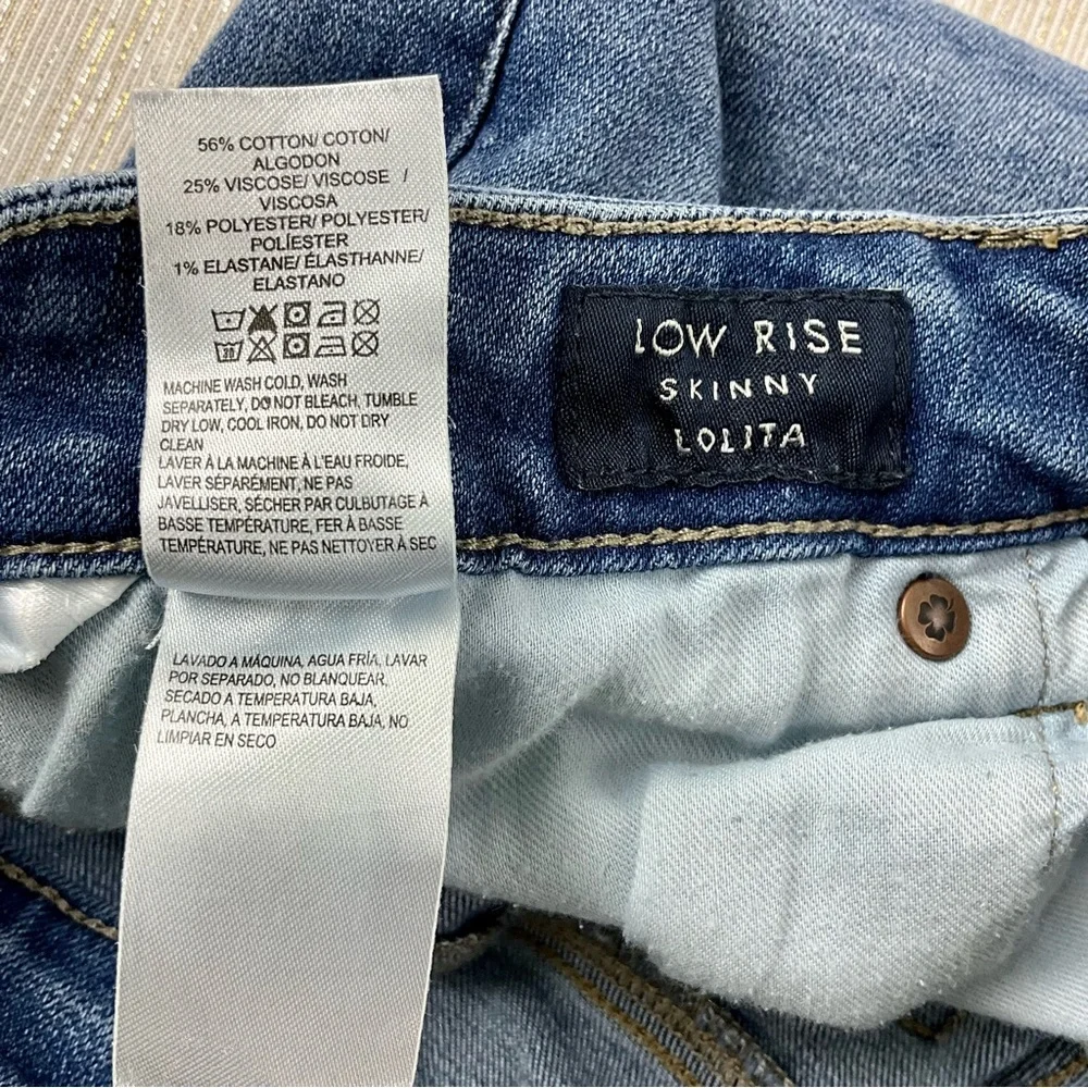 Lucky Brand Jeans Low Rise: 9” Skinny Lolita Jeans Size 12/31R - Picture 15 of 16